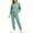 Mint Green, variant on Asgosdo Sweat Sets for Women 2 Piece Tracksuits Plus Size Long Sleeve Half Zip Sweatshirt and Jogger Sweatpant with Pockets Fall Athletic Workout Outfits