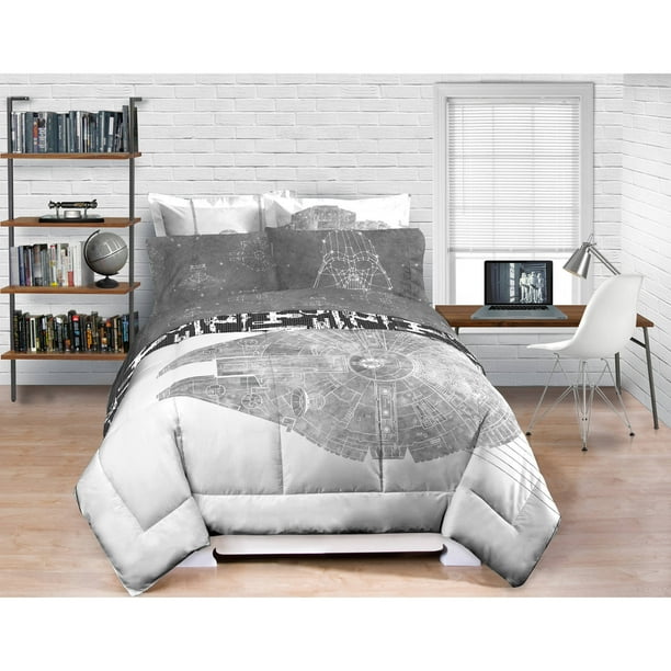 Star Wars Millennium Falcon Bedding Comforter Exclusive Walmart Com Walmart Com