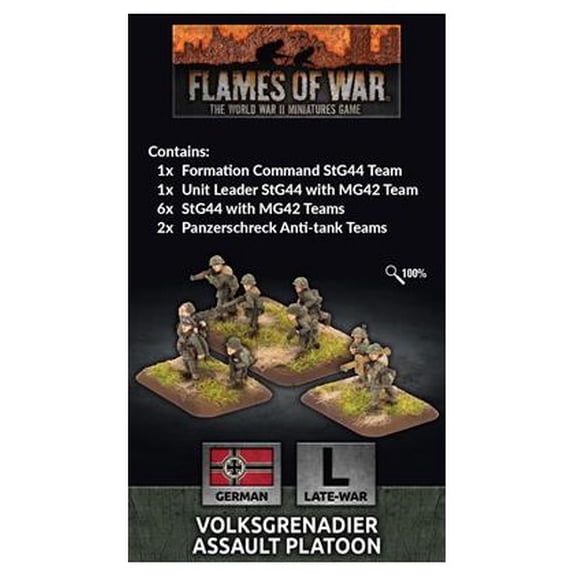 Flames of War: German Volksgrenadier Assault Platoon (Late-War)