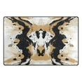 thumbnail image 2 of Non-Slip Area Rug 31"x20" Indoor Washable Floor Mats Carpet Printed for Living Room, Bedroom, Home Decor Brown and Black Pattern, 2 of 7