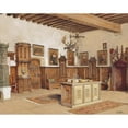 thumbnail image 2 of Franz Poledne 18x15 Gold Ornate Wood Frame and Double Matted Museum Art Print Titled - Interior Burg Kreuzenstein, 2 of 4
