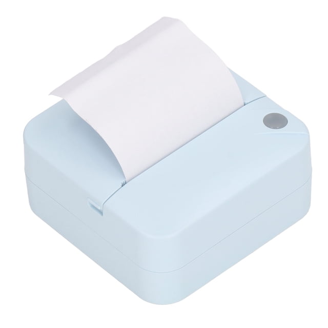 Mini Printer, One Key Printing Fast Paper Output Photo Printer for Documents