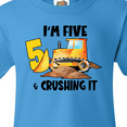 thumbnail image 4 of Inktastic I'm 5 and Crushing It Construction 5th Birthday Youth T-Shirt, 4 of 5