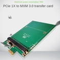 thumbnail image 3 of PCI-E to MXM3.0 Graphics Card Riser Card PCI Express X1 to MXM3.0 Adapter Converter Board with LED for BTC Miner Mining,1 x PCI Express 1X to MXM 3.0 Graphics Card Raiser Board,Green, 3 of 7