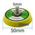 thumbnail image 2 of 10Pack 2Inch Polishing Backing Pads For Mini For Air Sanders M6 Thread Fangkenuo, 2 of 9