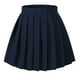 thumbnail image 1 of Beautifulfashionlife Falda Azul Marino para Mujer Minifaldas Plisadas Uniformes (2XL Azul Marino), 1 of 5