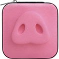 thumbnail image 2 of SKYSONIC Pig Travel Jewelry Box PU Leather Jewelry Organizer Ideal Gift for Women Girls, Portable Mini Jewelry Travel Case for Stud Earrings Rings Necklaces Bracelets, 2 of 7