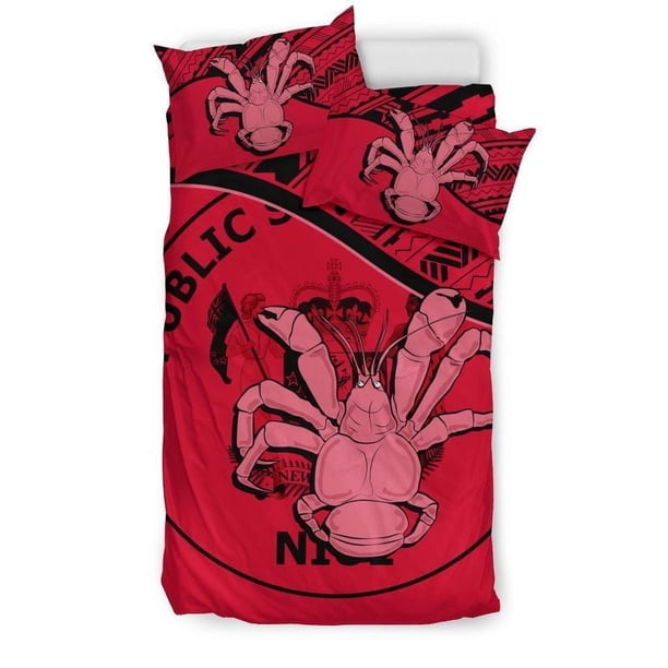 Juego de cama Niue rojo