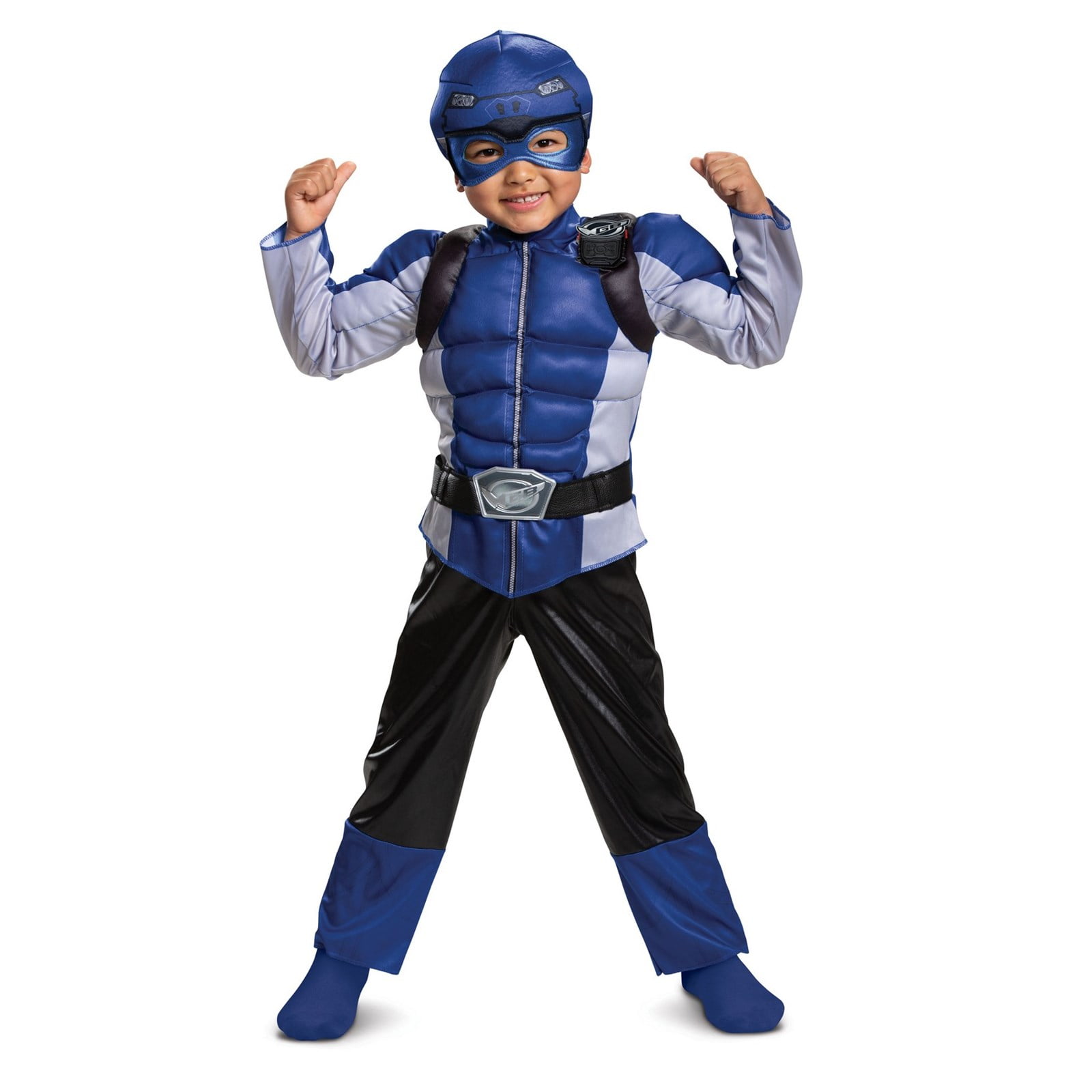Power Ranger Classics Beast Morphers Silver Ranger Classic Boy's Large 10-12 Power Ranger Classics Beast Morphers Silver Ranger Classic Boy's Large 10-12