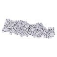 thumbnail image 2 of Acrylic Beads, Widely Used Clear Lettering Acrylic Number Beads Smoothing Surfaces  For Bracelets, 2 of 8