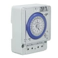 Mechanical Time Control Switch Clock Type Flame Retardant PC Housing