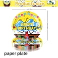 thumbnail image 3 of Decoración de fiesta de cumpleaños de Bob Esponja, vajilla desechable, mantel, plato, bolsa de regalo, globo, Baby Shower, suministros de fiesta para niños, 3 of 4