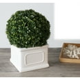 thumbnail image 2 of (2 pack) Better Homes & Gardens Artificial Boxwood Plant in White Planter 9" H, 2 of 6