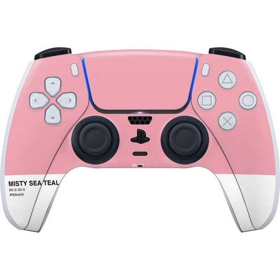 Skinit Rose Pink Color Palette PS5 Controller Skin