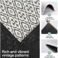 thumbnail image 3 of Boho Gray and Beige Floral Ethnic Pattern Kitchen Rugs Sets Of 3,Kitchen Runner Rugs Non Skid Washable,Decorative Kitchen Floor Mats for Kitchen,Sink,Laundry,17"x30"+ 17"x47" + 17"x59", 3 of 6