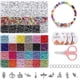 thumbnail image 1 of Beads Jewelry Ma Kit 5000pcs 4mm Glass Bet Beads Diy Blet Jewelry Crafts, 1 of 4