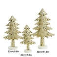 thumbnail image 3 of Non-Woven Mini Christmas Tree Desktop Decoration Set Festive Tabletop Xmas Tree Kit Small Christmas Tree Decorations for Home Office Desk Holiday Seasonal Decor, 3 of 7