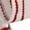 Red, variant on Women's Striped Knit Collared Long Sleeve Top and Shorts Two-Piece Outfit Set Color S