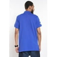 thumbnail image 4 of U.S. Polo Assn. Mens Slim Fit Short Sleeve Polo Shirt with Applique, Cobalt Blue/Yellow, Medium, 4 of 7