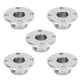 thumbnail image 4 of Guide Shaft Coupler, Wear Resistant 5 PCS Flange Coupling Connector Silver  For Mechanical Transmission, 4 of 8
