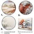 thumbnail image 3 of Designart Tree Monochrome framed wall art decor, Tree Monochrome framed wall Art, Arboretum Peach and White Tree , Extra large Traditional White Framed Wall Art, White Color Frame, 3 of 5