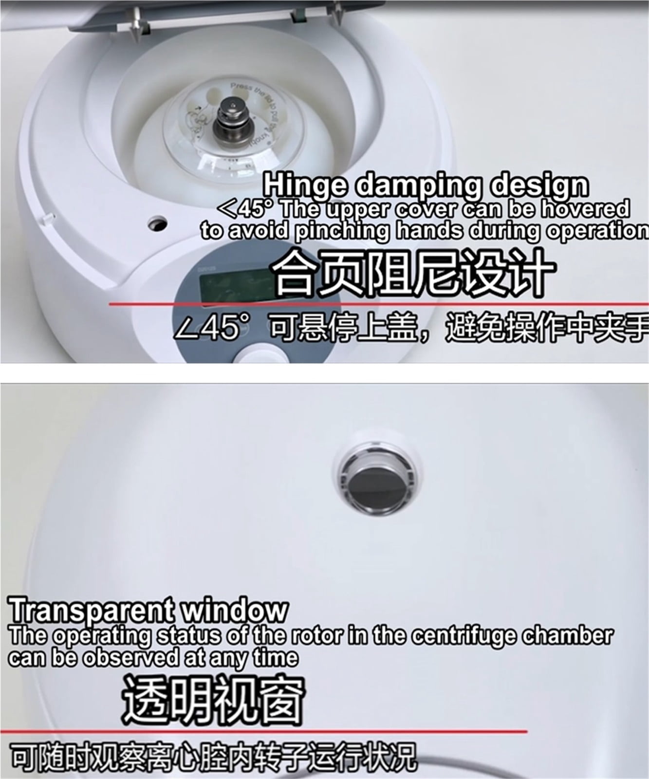 High Speed Centrifuge Safety Biological Laboratory Centrifuge 15000rpm Micro Centrifuge ,High Lab Quality Material