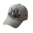 thumbnail image 2 of Never Forget 343 9/11 Commemorative Baseball Cap,9/11 Hat,Adjustable Patriotic 343 Fallen Firefighters Remembrance Baseball Hat For Men Women, 2 of 6