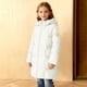thumbnail image 5 of Parkas de manga larga para niñas, chaqueta de plumón de longitud media a larga, abrigo grueso de invierno para niños y niñas, abrigo cálido de algodón para niños., 5 of 9