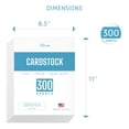 thumbnail image 3 of Cartulina Paper Lite, paquete de 300 unidades, color blanco, 8.5 x 11 kg, 3 of 6