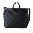 thumbnail image 2 of Bolsa deportiva de gimnasio con correa de hombro ajustable, bolsa de fin de semana, bolsa de viaje ligera Negro L, 2 of 9