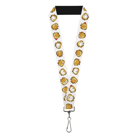 Nickelodeon Lanyard, Garfield Expressions Flip White, Elastic