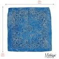 thumbnail image 5 of Motique Accessories Modern Tie Dye Bandana - Bright Blue, 5 of 5