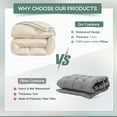 thumbnail image 7 of Double Cooling Comforter Queen for Hot Sleepers, Soft Breathable Double Side Cold Blanket for Night Sweats Absorbs Body Heat, Chill Cool Lightweight Summer Comforter,59"x78", 7 of 7