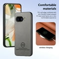 thumbnail image 4 of Designed for Google Pixel 9A Classic Case, Slim Leather Luxury Business PU Non-Slip Texture Grip Shockproof Bumper Protective Phone Cover Men Women For Google Pixel 9A,Gray, 4 of 9
