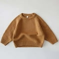 thumbnail image 4 of TBWNWG Boys Knit Sweater for Everyday Casual Wear - Cozy Lightweight Pullover Top for Kids Warm Winter Comfort,Sizes 3-4 Years, 4 of 5