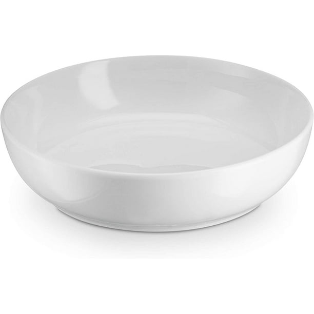 Kook Porcelain Pasta Bowl Set, For Soups and Salads, Serving Bowls, Large  Capacity, Microwave & Dishwasher Safe, Set of 4, 40 oz