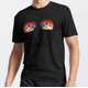 thumbnail image 1 of [Short Sleeve Summer Crew Neck Tee] Women'S Casual Crew Neck T-Shirt with Glasses & alphabet Print, 100% Polyester Knit Fabric, Short Sleeve Summer Tee, 1 of 6