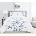 thumbnail image 2 of Cherry Garden Cotton Embroidered 3-Piece Duvet Cover Set, 2 of 4