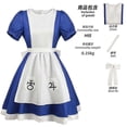 thumbnail image 1 of Alice Madness Returns Alice Anime Cosplay Costume Maid Apron Dress Game Halloween Party Uniform Disfraz Lolita Dress for Women, 1 of 4