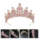 thumbnail image 2 of KAKOWELY Tiara nupcial de cristal, corona, tiara, tocado de boda, diadema de cumpleaños, accesorio para el cabello, 2 of 4