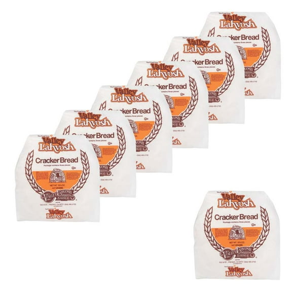 Valley Lahvosh Baking Co. Crackerbread Original 15 Inch Round, 15.75 oz - Case of 7