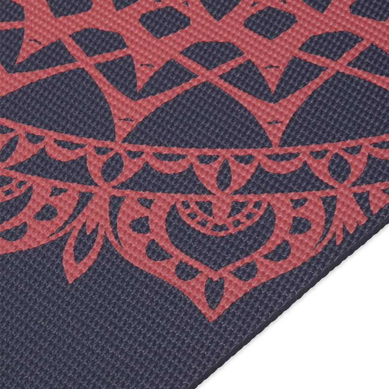 Gaiam 6mm Printed Yoga Mat, Non-Slip Surface photo 2