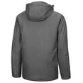 thumbnail image 5 of Little Donkey Andy Men's Waterproof Jacket with Removable Hood，Fleece Lined Warm Rain Jacket for Hiking, Skiing Charcoal Heather L, 5 of 7