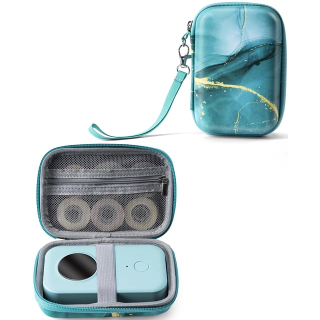Label Maker Case Phomemo D30 D35 - Bolsa de almacenamiento, color verde