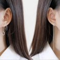 thumbnail image 2 of 925 Sterling Silver Wave Cuff Earrings Wrap Tassel Earrings for Women Teen Girls Dangle Earrings Threader Chain----silver--Product code 80373 silver, 2 of 5