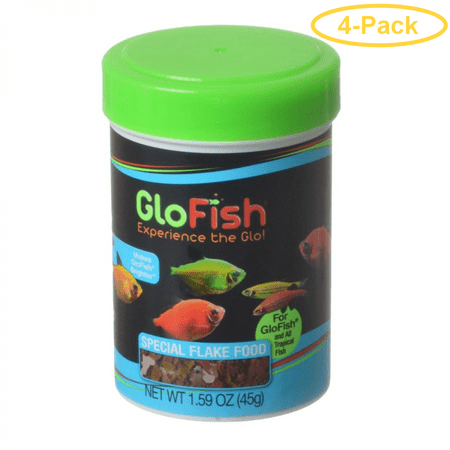 GloFish Special Flake Food 1.6 oz (185 ml) - Pack of (Best Food For Glofish)