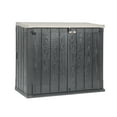 thumbnail image 1 of Toomax Stora Way All Weather XL 5' x 3' Storage Shed Cabinet, Taupe, 1 of 11