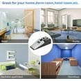 thumbnail image 2 of Upgraded Door Stop Alarm with Portable Door Lock 120 dB Travel Door Stopper Door Wedge Alarm,Dual Protection-with 3 Levels Sensitivity for Traveling Hotel Home Apartment College House, 2 of 10