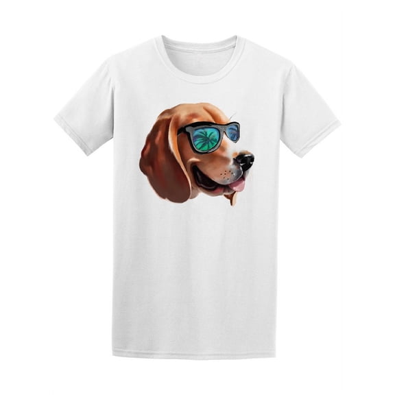 Closeup Of Beach Dog T-Shirt Men -Image by Shutterstock, Male Medium