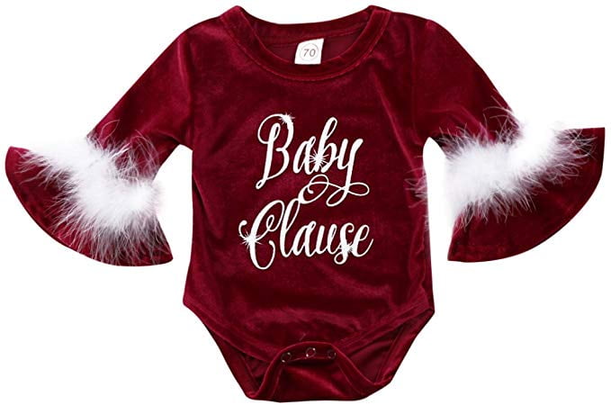 red bodysuit baby girl